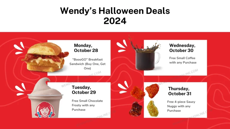 Wendy's Halloween Deals